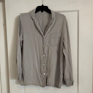 Serena & Lily Gray linen pajamas